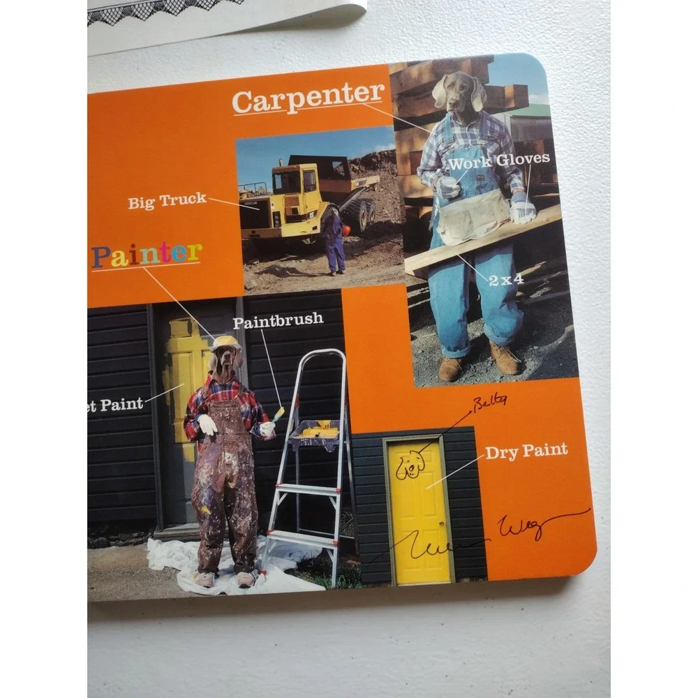 What Do You Do?‎ by William Wegman Signed With COA